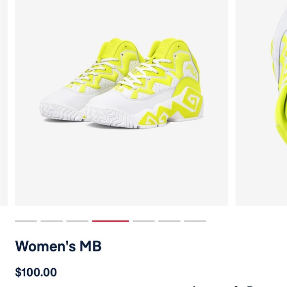 Fila Jamal Mashburn Safety Yellow/White Women’s size 7.5 Brand New - Picture 9 of 9